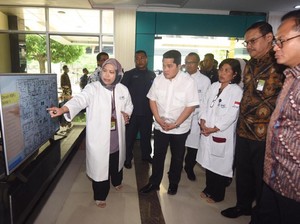 Erick Thohir Cek Kesiapan RS Pertamina Jaya Lawan Virus Corona