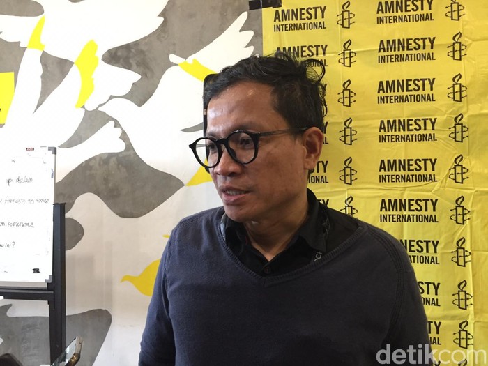 Usman Hamid (Tiara Aliya Azzahra/detikcom)