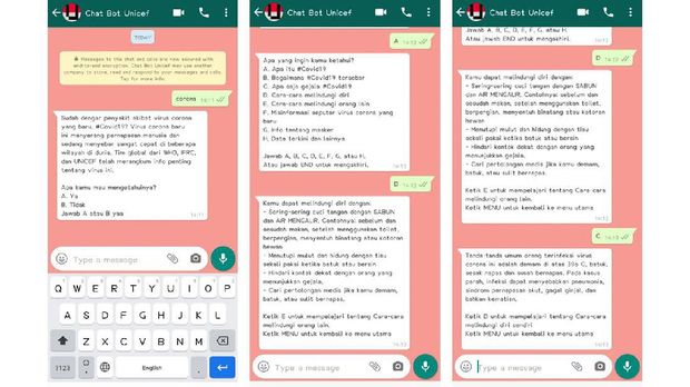 Daftar Situs, Aplikasi, Chatbot WhatsApp Terkait Corona