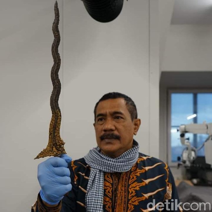 Keris milik Pangeran Diponegoro yang dikembalikan dari Belanda