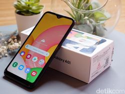 Galaxy A01, Ponsel Pemula Harga Ramah di Kantong