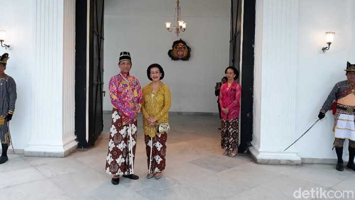 Sri Sultan Hamengku Buwono (HB) X dan GKR Hemas di Keraton Yogya, Rabu (11/3/2020).