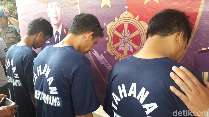 Polisi tangkap tiga pelaku pembunuhan di Kabupaten Bandung