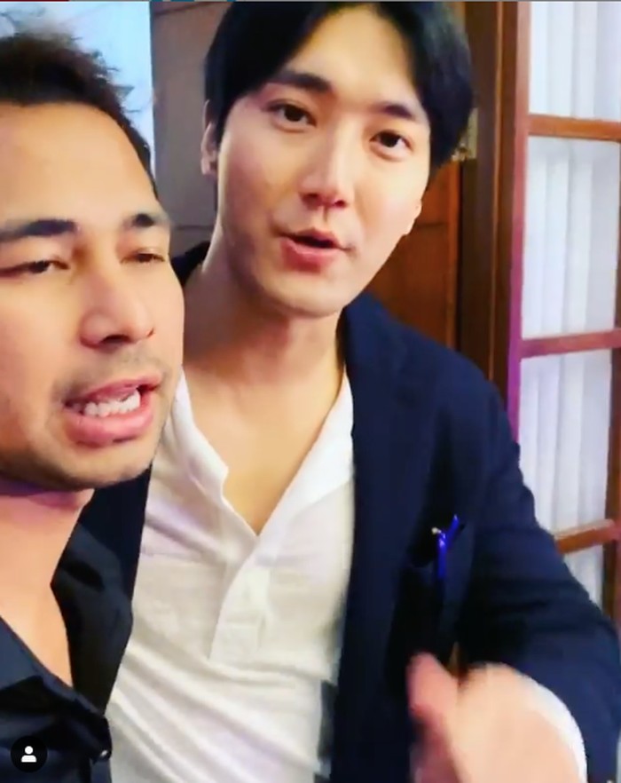 Raffi Ahmad Raffi Ahmad dan Siwon Choi.