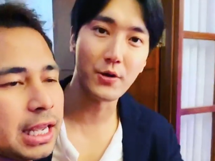 Raffi Ahmad dan Siwon Choi.