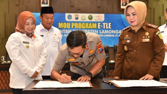 Polres Lamongan Jalin MOU Lintas Instansi