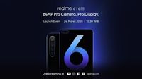 Jadwal peluncuran Realme 6 dan Realme 6 Pro di Indonesia.