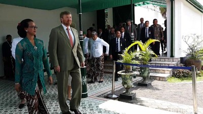 Raja dan Ratu Belanda Kunjungi Keraton Yogyakarta