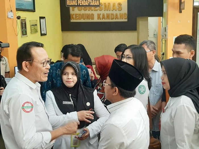 Dirut BPJS Kesehatan di Puskesmas Kedungkandang malang