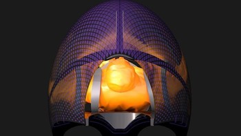 Penampakan baju anti virus corona dari sisi atas. Belum ada informasi apakah baju ini sudah dibikin atau baru rancangan saja dari Penda China (penda_china/Instagram)