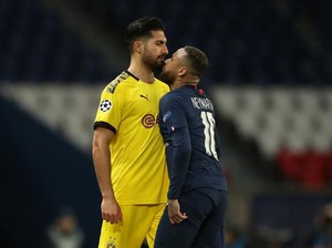PSG Vs Dortmund: Neymar Ejek Haaland dan Buat Can Dikartu Merah