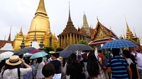 Sebelum virus Corona menerjang, Thailand dipadati turis dari China. Ramainya bukan main (Getty Images)