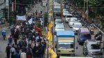 Blokade Jalan, Buruh dan Mahasiswa Tolak RUU Omnibus Law