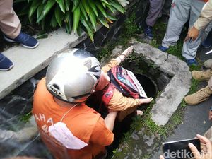 Ngeri! Begini Detik-detik Ayah Buang Mayat Delis ke Gorong-gorong