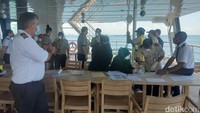 Sebanyak 44 penumpang dan 34 kru kapal dinyatakan sehat (dok. Istimewa)