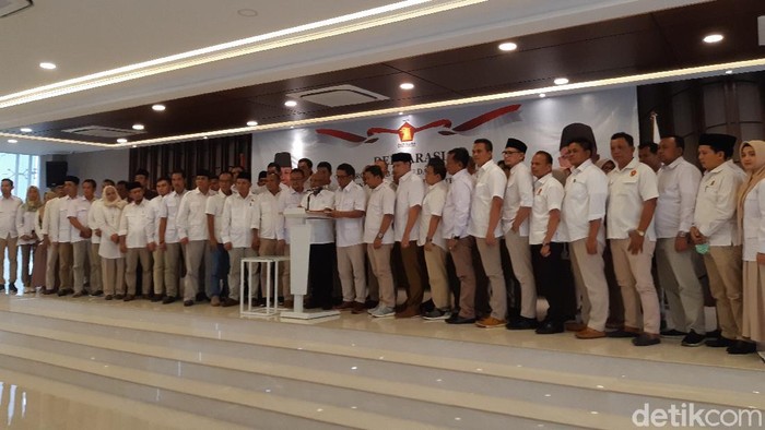 Deklarasi dukungan Prabowo Subianto jadi Ketum Gerindra lagi