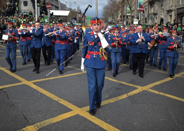 Parade St. Patricks Day yang rutin diselenggarakan tiap tahun di Dublin, Irlandia, dibatalkan guna mencegah penyebaran virus corona. Getty Images/Charles McQuillan. Parade St. Patricks Day yang rutin diselenggarakan tiap tahun di Dublin, Irlandia, dibatalkan guna mencegah penyebaran virus corona. Getty Images/Charles McQuillan.