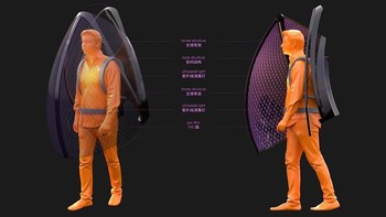 Baju anti virus corona ini bisa dilipat dan mudah dibuka tutup. (penda_china/Instagram)