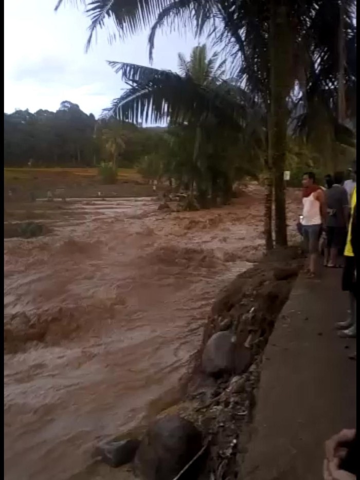 Banjir bandang di Sumbar akibatkan puluhan rumah rusak hingga jembatan roboh (dok. BNPB)