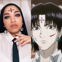 Jadi cosplayer berhijab, Saima Chowdhury kerap mengenakan hijab pashmina agar mudah dibentuk dan menggunakan penjepit rambut agar rambutnya tak terlihat. Foto: instagram @saimasmileslike.