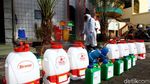 Tangkal Corona, Masjid Jami Baiturrahman Disemprot Disinfektan
