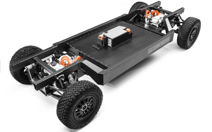 Sasis truk listrik