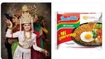 Kocak! Busana Adat Putri Indonesia Dicocok-cocokkan dengan Varian Mi Instan