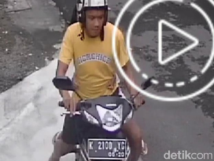 Viral pemotor culik dan buka-buka rok bocah di Yogyakarta, Jumat (13/3/2020).