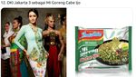 Kocak! Busana Adat Putri Indonesia Dicocok-cocokkan dengan Varian Mi Instan