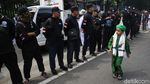 Suasana Terkini Aksi PA 212-FPI di Depan Kedubes India