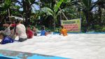 Penampakan Air Susu dari Sumur Bor di Gowa