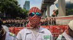 Suasana Terkini Aksi PA 212-FPI di Depan Kedubes India