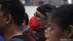 Pengunjung Bermasker Padati Indofest 2020