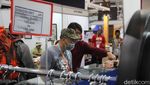 Pengunjung Bermasker Padati Indofest 2020