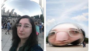 Ingin wajahnya terrefleksi di kaca. Foto: James Fridman 