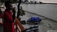 Selanjutnya, kawasan Pantai Ancol juga ditutup untuk umum. Pradita Utama/detikcom.