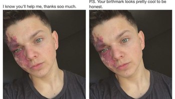 Atau James malah tidak mengedit sama sekali dan memberikan pesan menyentuh. Foto: James Fridman 