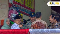 Pada (11/3) lalu,  Wakil Presiden Maruf Amin mengunjungi proyek revitalisasi Pasar Klewer Timur.