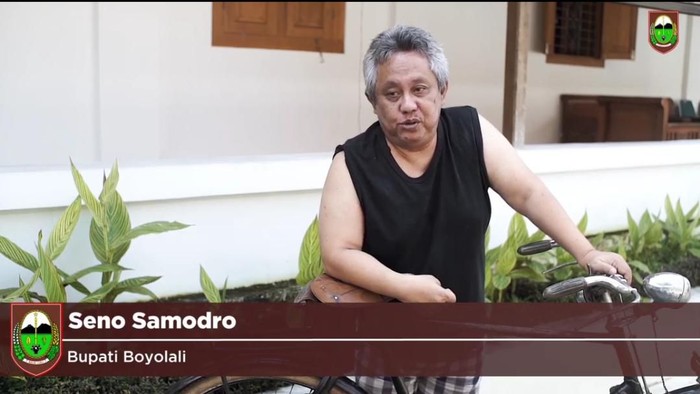 Tangkapan layar video Bupati Boyolali klaim zero Corona