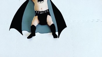 Gemasnya jadi Batman Foto: Instagram/yota7454