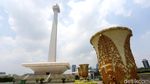 Potret Monas yang Sunyi Usai Ditutup Karena Corona
