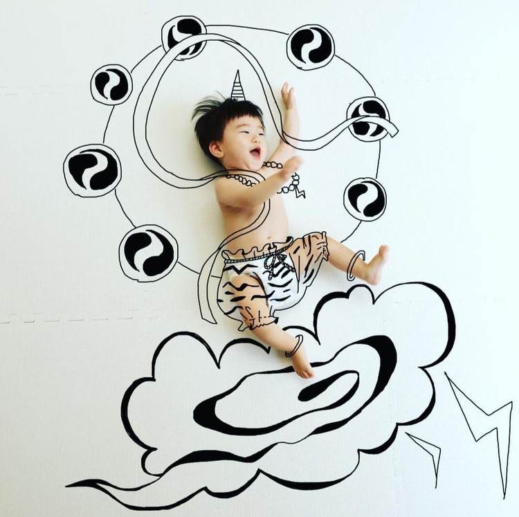 fotoinet doodle anak kreatif