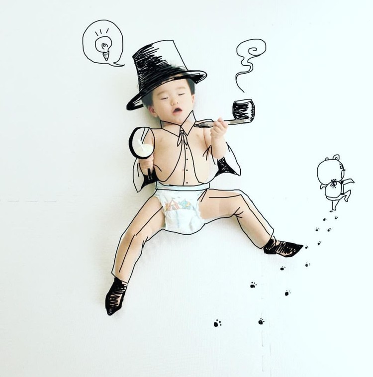 fotoinet doodle anak kreatif