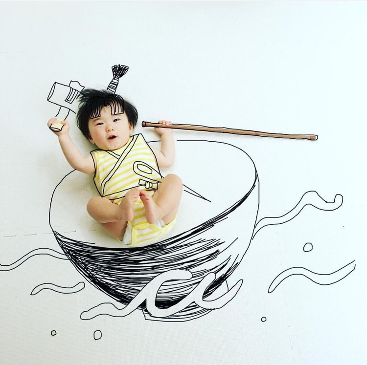 fotoinet doodle anak kreatif