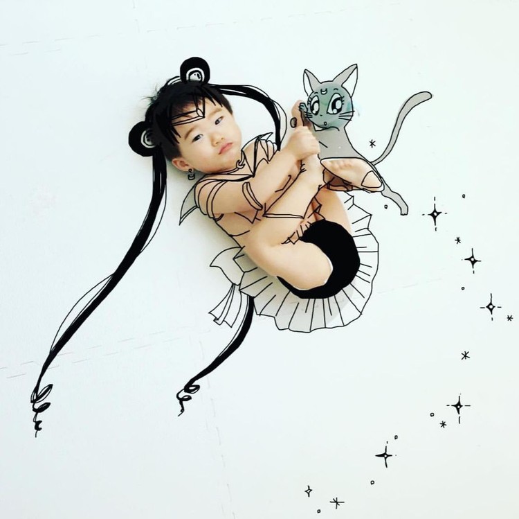 fotoinet doodle anak kreatif