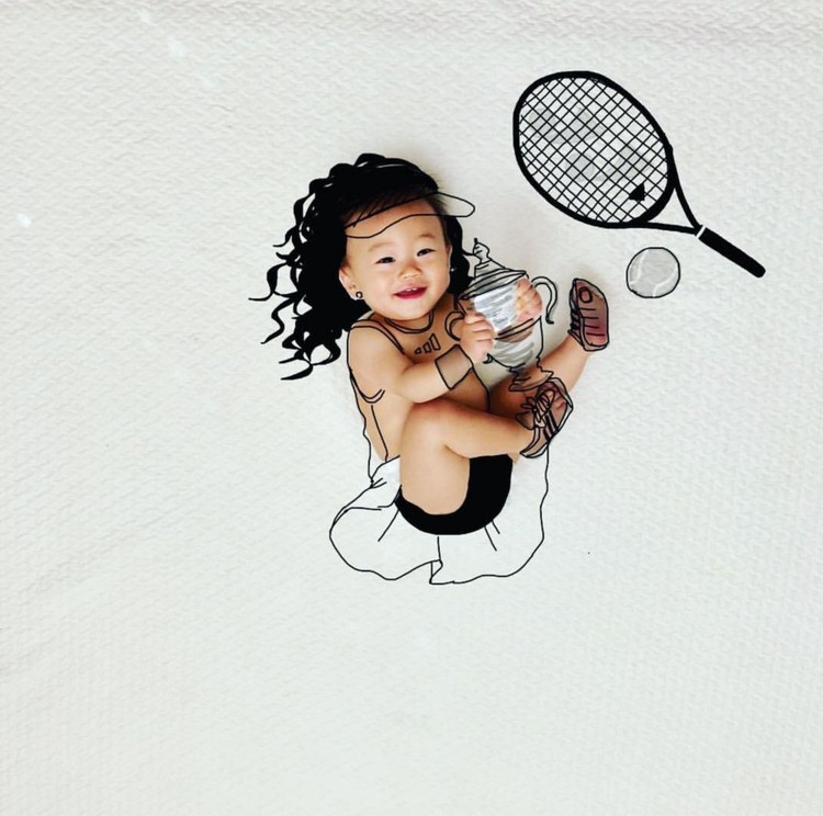fotoinet doodle anak kreatif