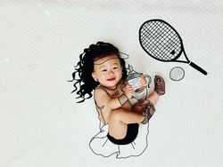 Kreatifnya Sang Ayah Buat Doodle Anak