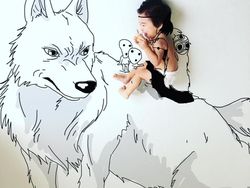 Kreatifnya Sang Ayah Buat Doodle Anak