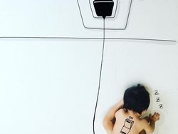 Kreatifnya Sang Ayah Buat Doodle Anak