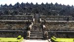 Potret Candi Borobudur yang Sepi Pengunjung